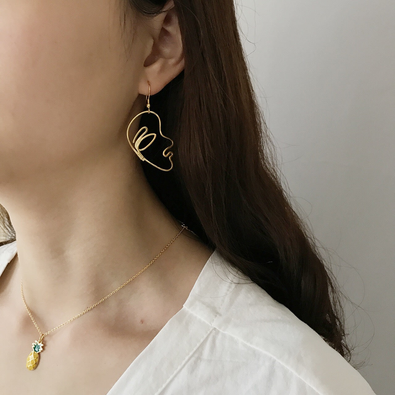 Sofiane Art Line Earrings