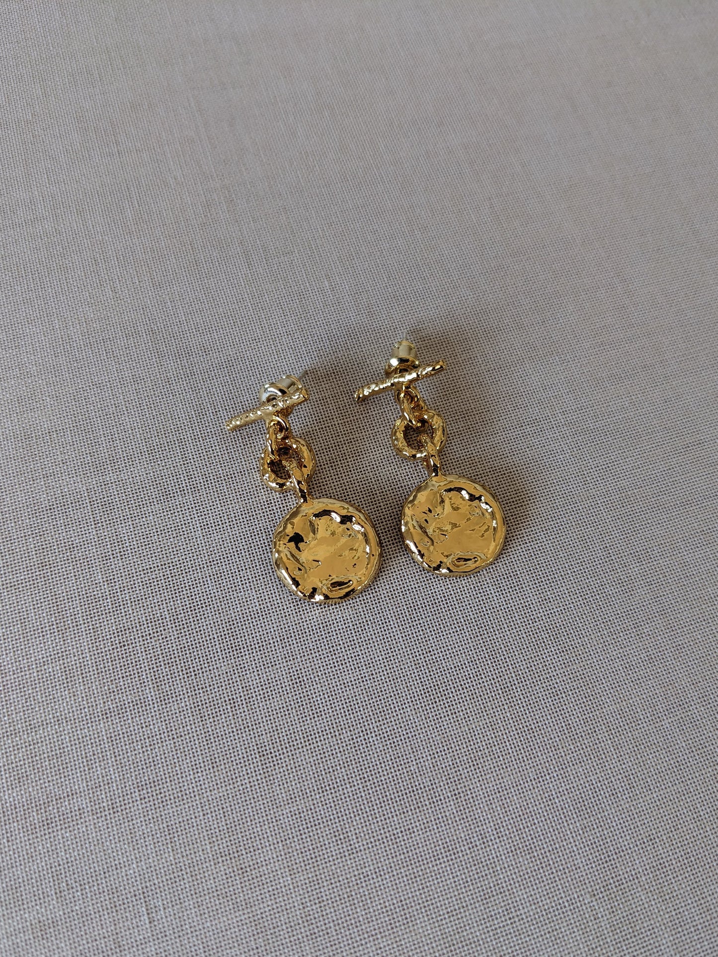 Everly Textured Drop Luxe Earrings