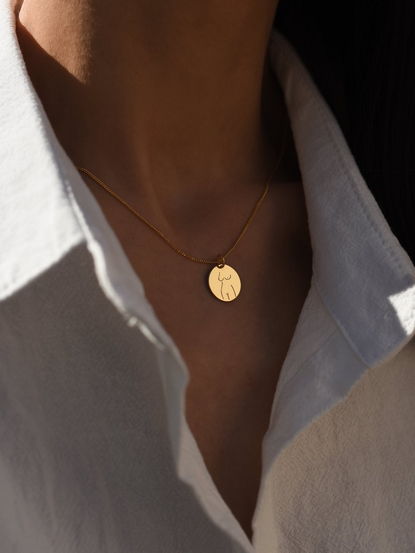Gold Courage 18K Necklace