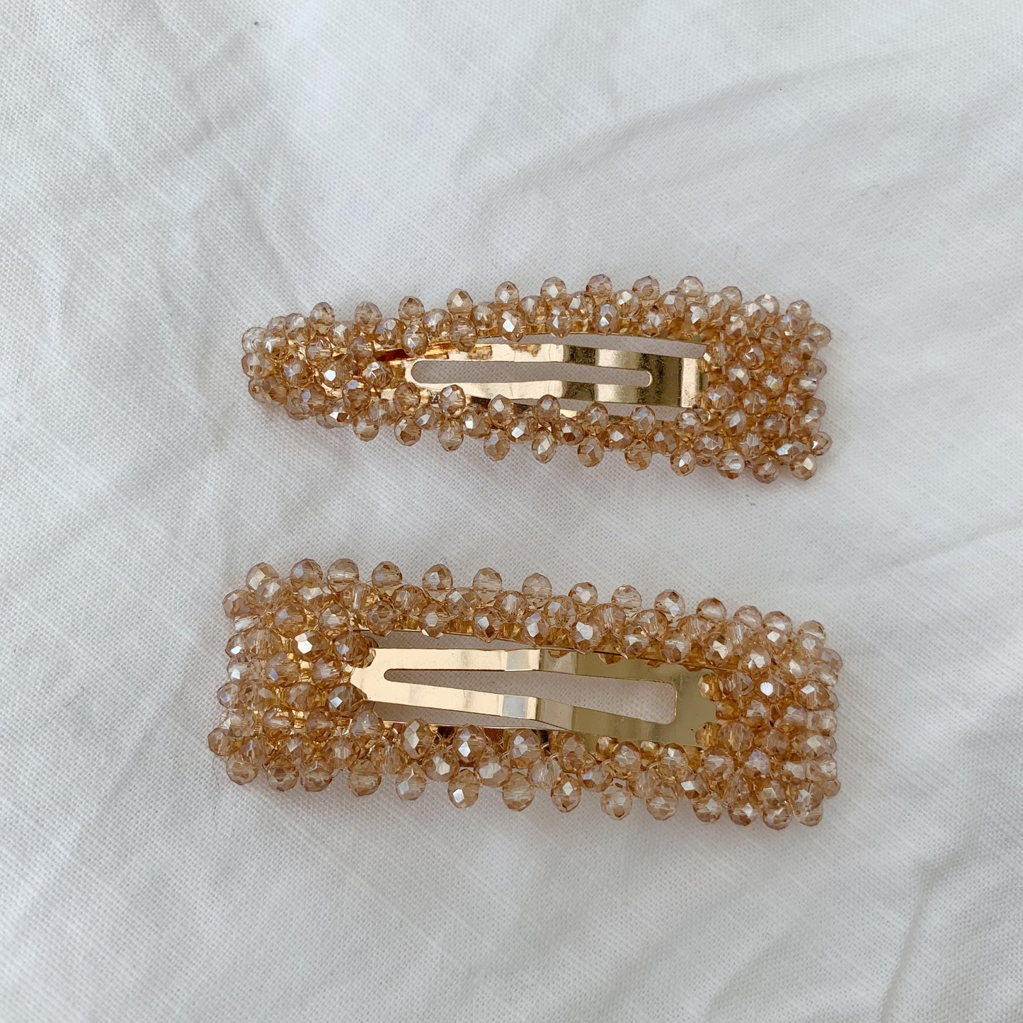DAISY HAIR CLIP - APRICOT