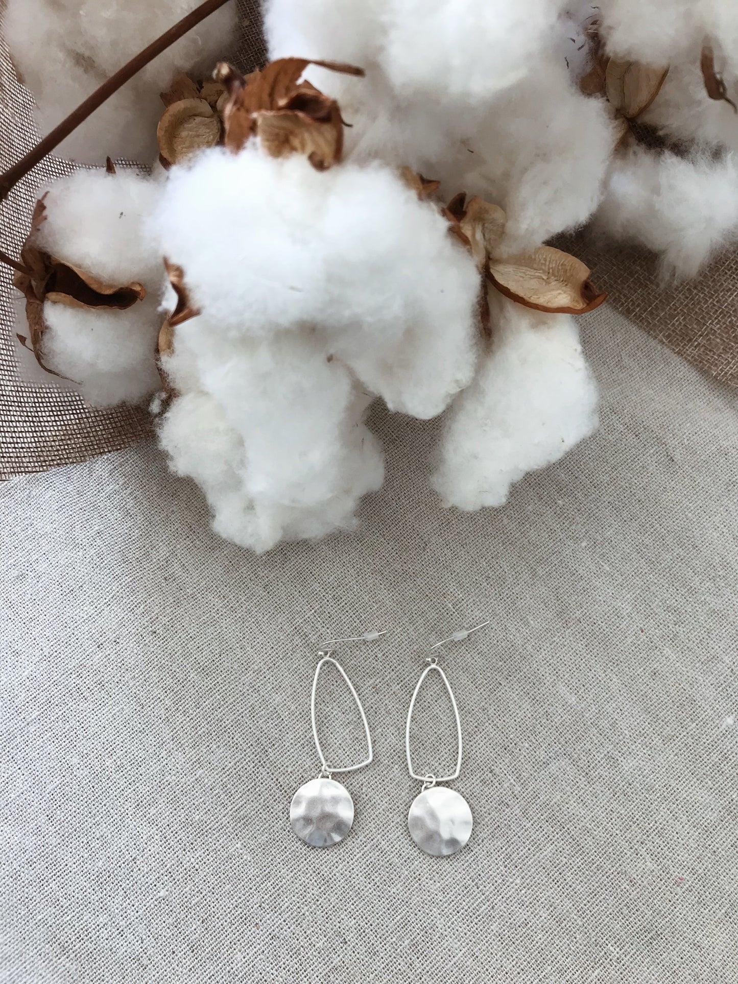 Collins Statement Earrings - Silver