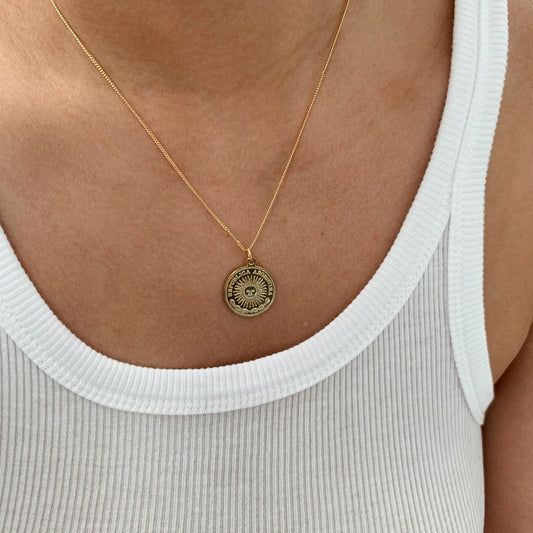 Peso Coin Pendant Necklace