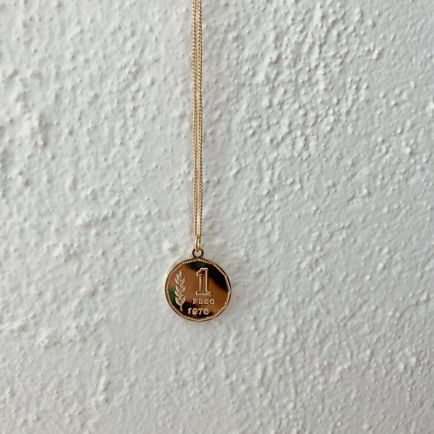 Peso Coin Pendant Necklace
