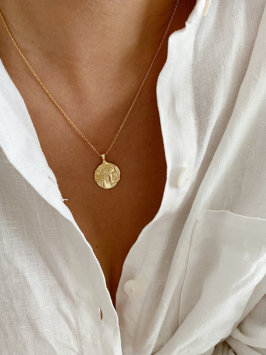 Spartan Coin Necklace
