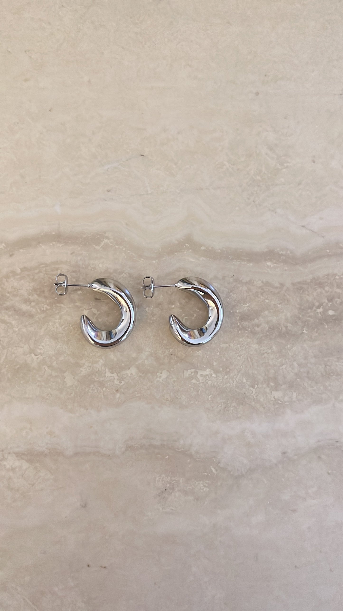 Artemis Hoops - Silver