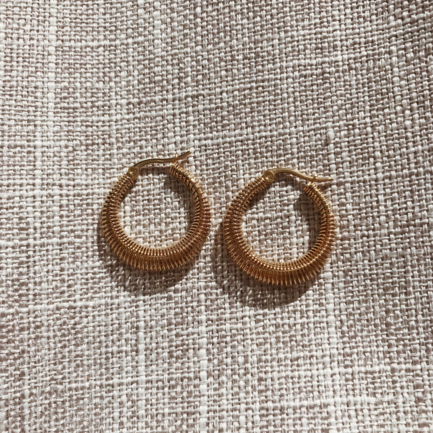 Juvelle Spiral Hoops - Gold