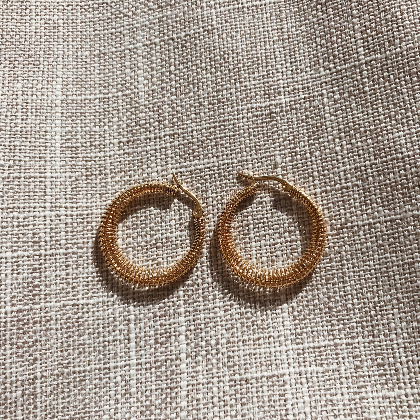 Juvelle Spiral Hoops - Gold