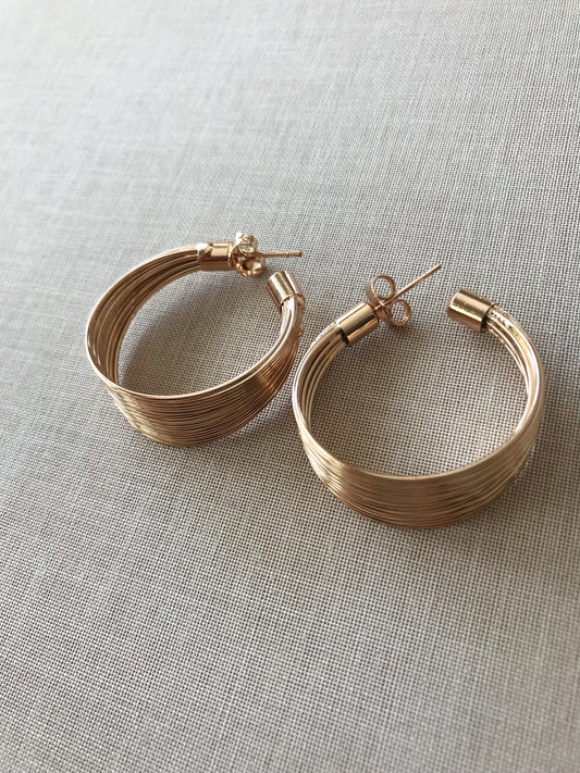 Prudence Slinky Hoop Earrings