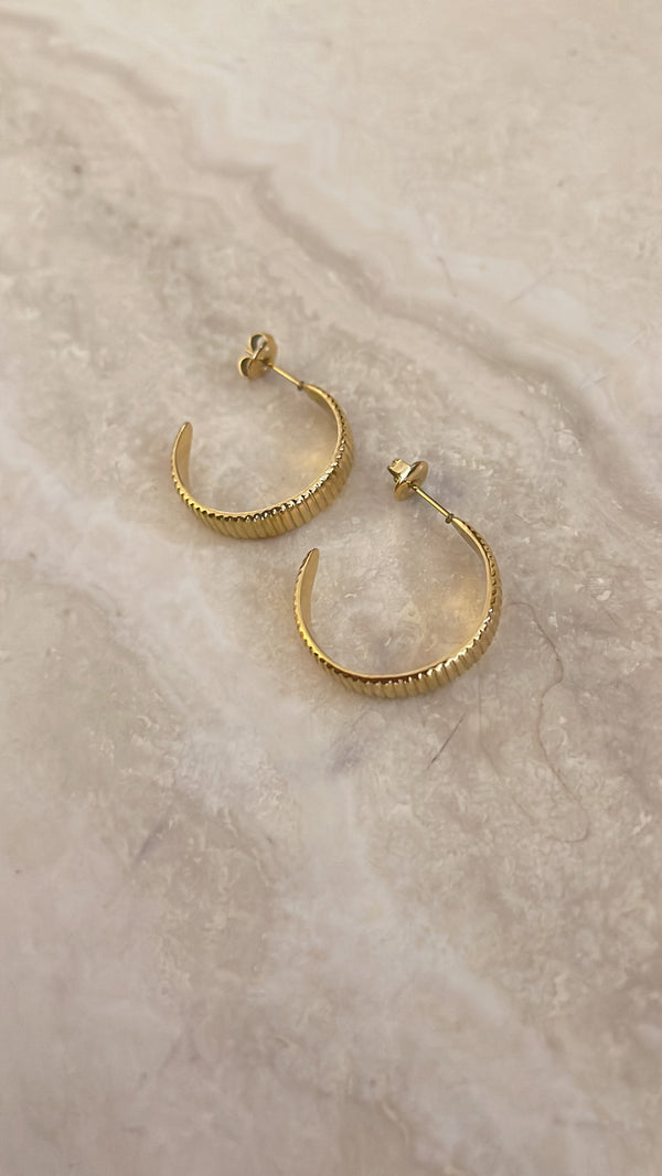 Linea Hoops - Gold – Kitsense