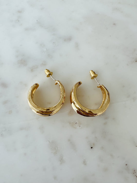 Emilee Textured Luxe Earrings