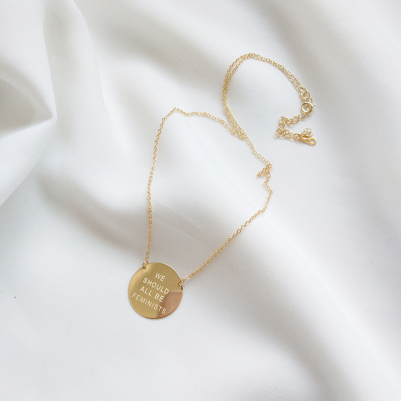 Feminist Gold Chain Necklace