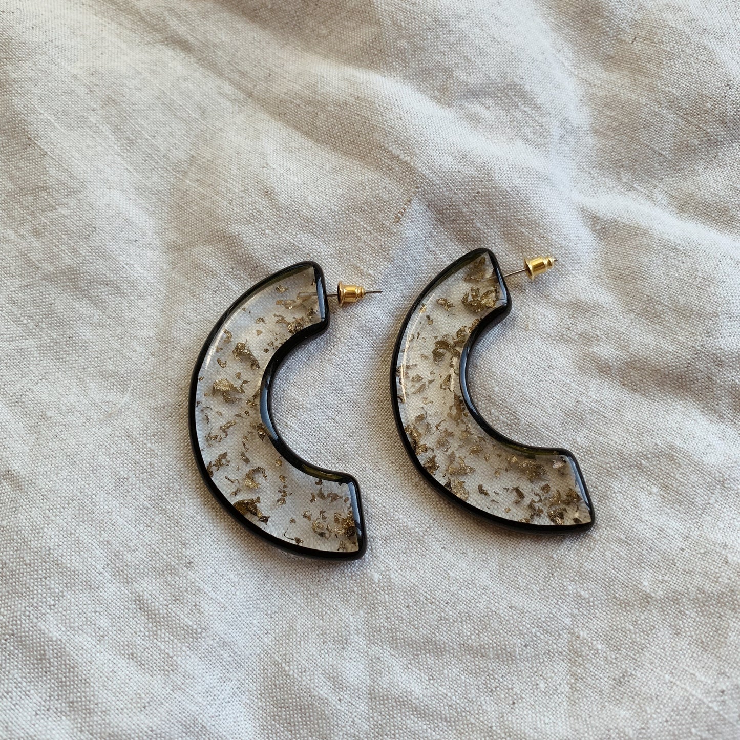 Molly Gold Foil Earrings