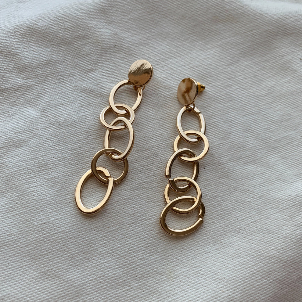 Mika Gold Earrings