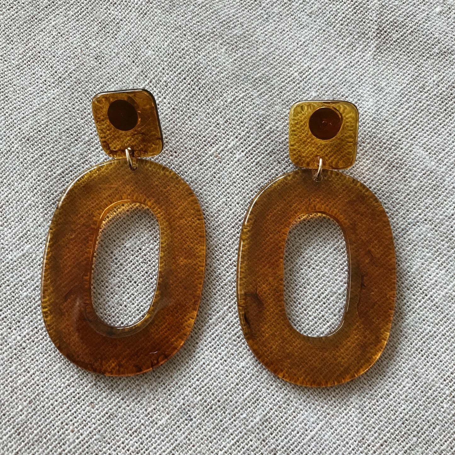 Tululah Amber Statement Earrings