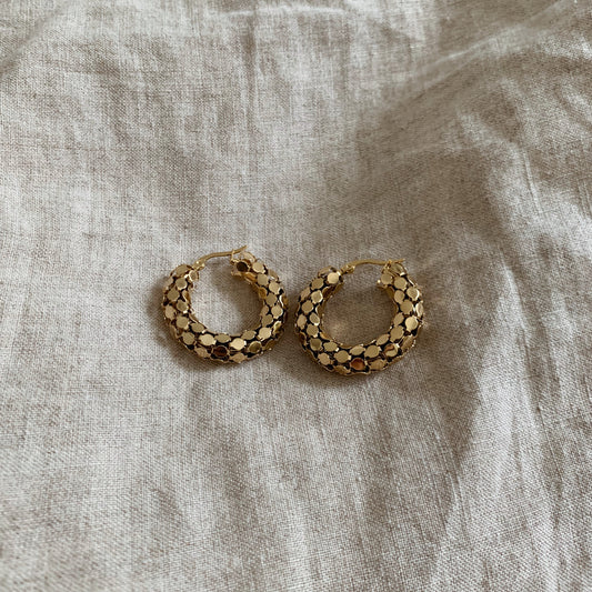 Luna Pebble Hoops Small