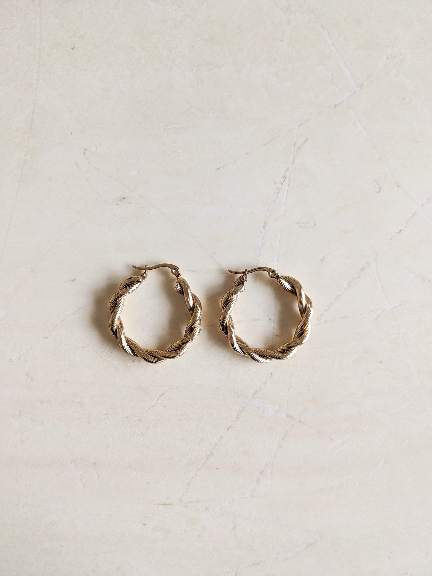 Anya Twisted Hoops