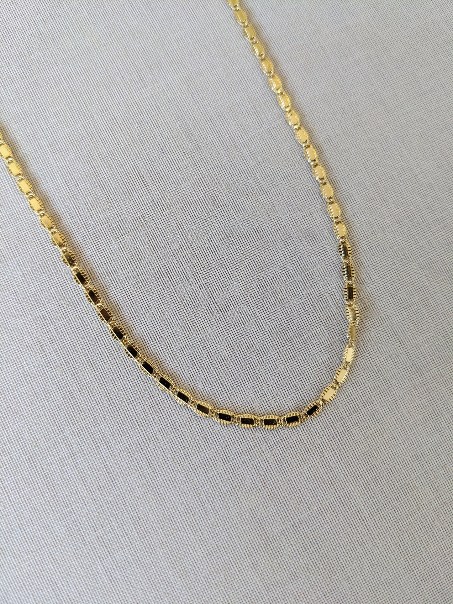 Naomi Flat Chain Luxe Necklace