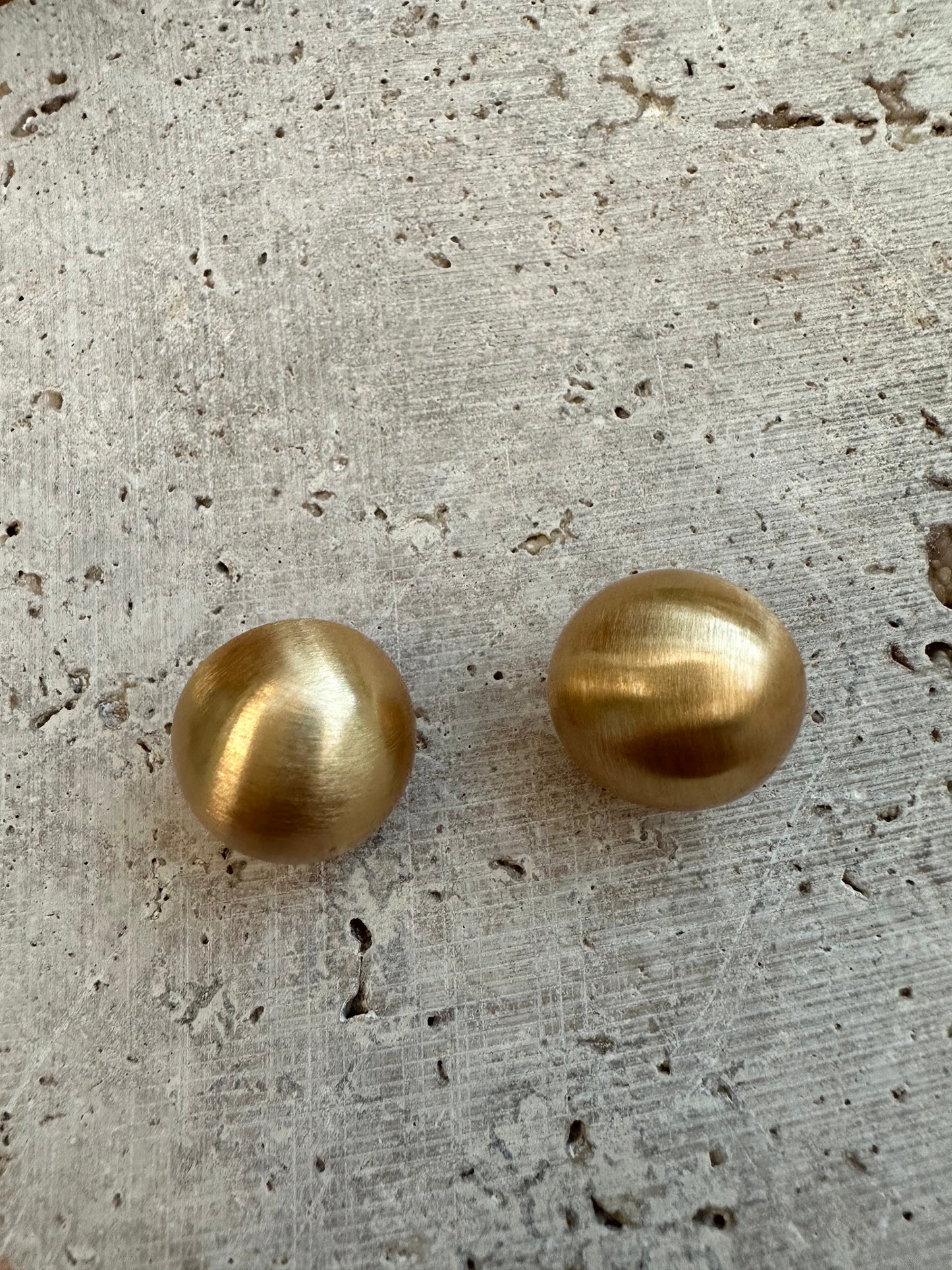 Eliana Button Luxe Earrings