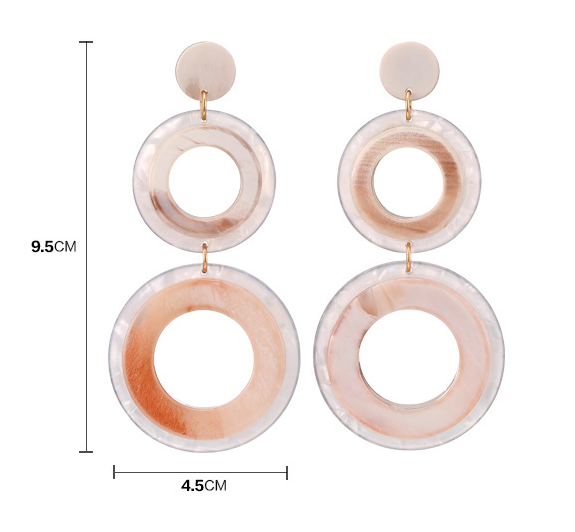 TEAGAN TIRO CIRCLE EARRINGS